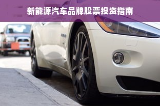 新能源汽车品牌股票投资指南