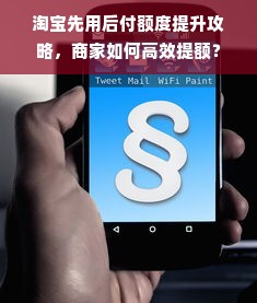 淘宝先用后付额度提升攻略，商家如何高效提额？