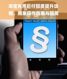 淘宝先用后付额度提升攻略，商家操作指南与额度提升技巧详解