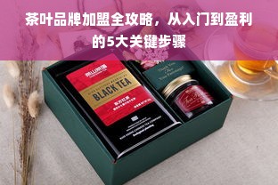 茶叶品牌加盟全攻略，从入门到盈利的5大关键步骤