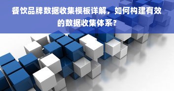 餐饮品牌数据收集模板详解，如何构建有效的数据收集体系？