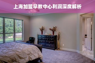 上海加盟早教中心利润深度解析