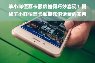 羊小咩便荔卡额度如何巧妙套现？揭秘羊小咩便荔卡额度充值话费的实用技巧