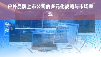 户外品牌上市公司的多元化战略与市场表现