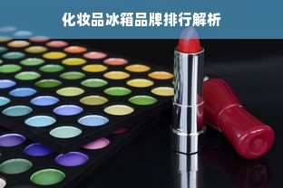 化妆品冰箱品牌排行解析