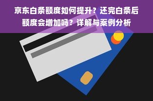 京东白条额度如何提升？还完白条后额度会增加吗？详解与案例分析