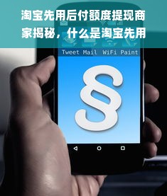淘宝先用后付额度提现商家揭秘，什么是淘宝先用后付额度任务？