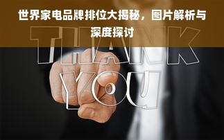 世界家电品牌排位大揭秘，图片解析与深度探讨