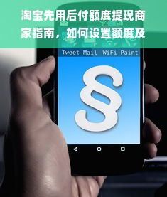 淘宝先用后付额度提现商家指南，如何设置额度及注意事项
