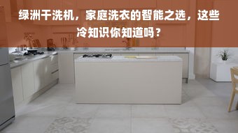 绿洲干洗机，家庭洗衣的智能之选，这些冷知识你知道吗？