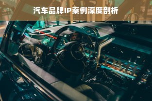 汽车品牌IP案例深度剖析