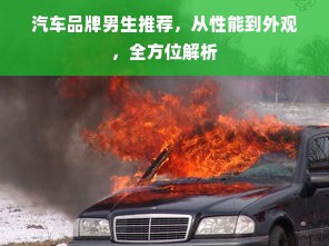 汽车品牌男生推荐，从性能到外观，全方位解析
