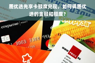 鹿优选先享卡额度兑现，如何调鹿优选的金额和额度？
