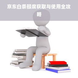 京东白条额度获取与使用全攻略