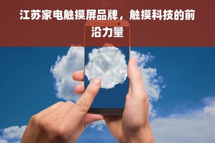 江苏家电触摸屏品牌，触摸科技的前沿力量