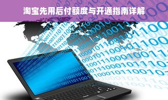 淘宝先用后付额度与开通指南详解