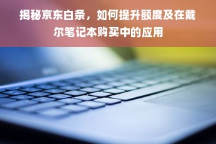 揭秘京东白条，如何提升额度及在戴尔笔记本购买中的应用