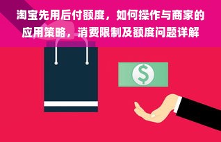 淘宝先用后付额度，如何操作与商家的应用策略，消费限制及额度问题详解