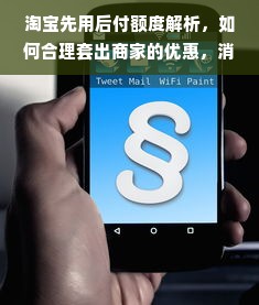 淘宝先用后付额度解析，如何合理套出商家的优惠，消费额度对不上怎么办？