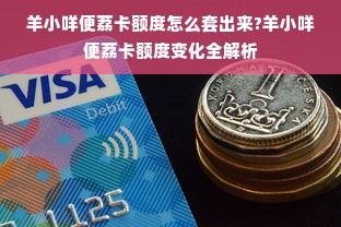 羊小咩便荔卡额度怎么套出来?羊小咩便荔卡额度变化全解析