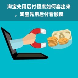 淘宝先用后付额度如何套出来，淘宝先用后付看额度