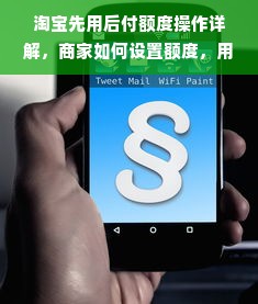 淘宝先用后付额度操作详解，商家如何设置额度，用户如何有效使用