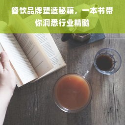餐饮品牌塑造秘籍，一本书带你洞悉行业精髓