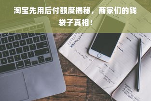 淘宝先用后付额度揭秘，商家们的钱袋子真相！