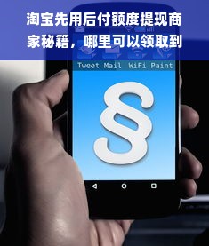 淘宝先用后付额度提现商家秘籍，哪里可以领取到淘宝先用后付额度券？