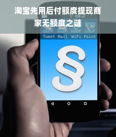 淘宝先用后付额度提现商家无额度之谜