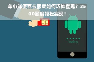 羊小咩便荔卡额度如何巧妙套现？3500额度轻松实现！