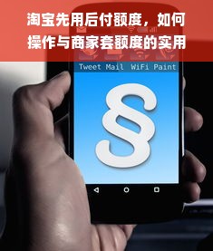 淘宝先用后付额度，如何操作与商家套额度的实用指南