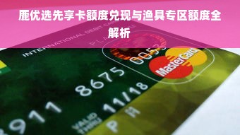 鹿优选先享卡额度兑现与渔具专区额度全解析