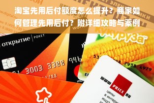 淘宝先用后付额度怎么提升？商家如何管理先用后付？附详细攻略与案例解析