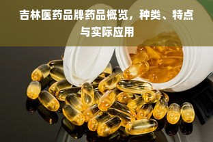 吉林医药品牌药品概览，种类、特点与实际应用