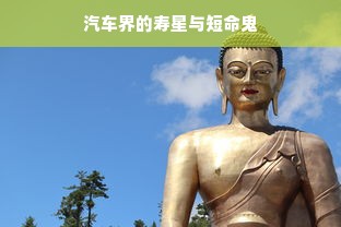 汽车界的寿星与短命鬼