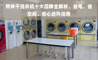 带烘干洗衣机十大品牌全解析，省电、省空间、省心选购指南