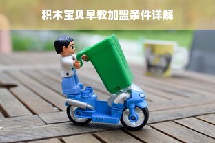 积木宝贝早教加盟条件详解