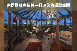 家居品牌宣传片—打造您的温馨家园