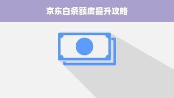 京东白条额度提升攻略