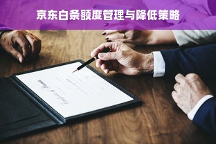 京东白条额度管理与降低策略