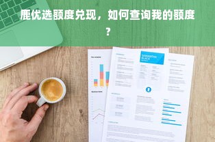 鹿优选额度兑现，如何查询我的额度？