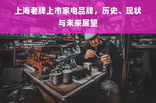 上海老牌上市家电品牌，历史、现状与未来展望