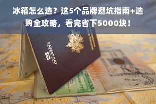 冰箱怎么选？这5个品牌避坑指南+选购全攻略，看完省下5000块！
