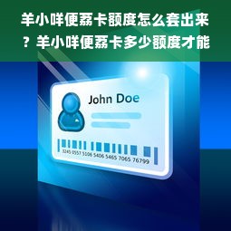 羊小咩便荔卡额度怎么套出来？羊小咩便荔卡多少额度才能苹果分期？