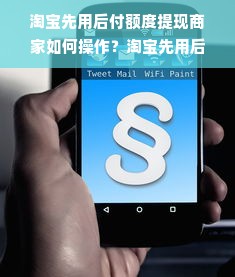 淘宝先用后付额度提现商家如何操作？淘宝先用后付中心额度提升指南