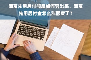 淘宝先用后付额度如何套出来，淘宝先用后付金怎么涨额度了？