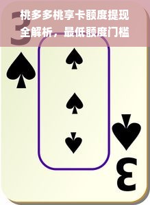 桃多多桃享卡额度提现全解析，最低额度门槛与实用指南