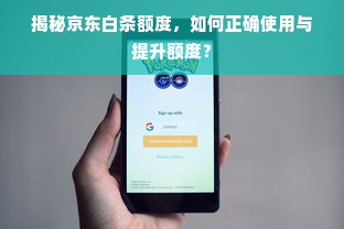 揭秘京东白条额度，如何正确使用与提升额度？