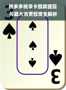 桃多多桃享卡额度提现与最大消费额度全解析，聪明用卡，额度翻倍！